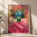 Zoek naar pauwen kunst Elegant