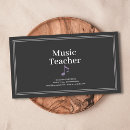 Zoek naar muzieknoot visitekaartjes Elegant