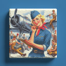 Zoek naar vintage vliegtuig onderzetters Luchtvaart