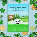 Zoek naar grappig golf briefkaarten Golfbal
