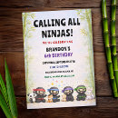 Zoek naar ninjas uitnodigingen Voor iedereen