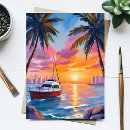 Zoek naar miami zonsondergang briefkaarten Strand