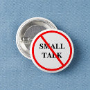 Zoek naar stilte buttons Sarcastisch