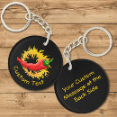 Zoek naar vlam sleutelhangers Rood