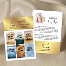 Zoek naar foto collage visitekaartjes Elegant
