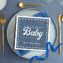 Zoek naar marineblauwe servetten Typografie