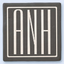 Zoek naar initialen onderzetters Chic