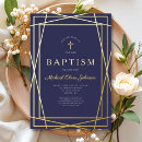 Zoek naar boy baptism uitnodigingen Gouden folie