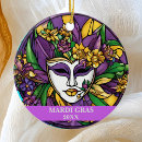Zoek naar mardi gras mask ornamenten Nieuwe orleans