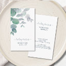 Zoek naar groene bladeren visitekaartjes Elk persoon