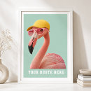 Zoek naar grappige flamingo kunst Voor iedereen