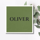 Zoek naar olijf servetten Groen