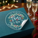 Zoek naar gelukkig nieuwjaar stickers Kerstmis