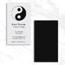 Zoek naar yin yang symbool visitekaartjes Yoga