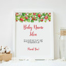 Zoek naar het van de babynaam posters Baby shower
