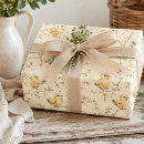 Zoek naar kuikens cadeaupapier Geel