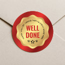 Zoek naar medaille stickers Rood
