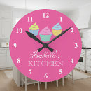 Zoek naar roze cupcake klokken Bakken