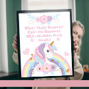 Zoek naar eenhoorn regenboog posters Meisje