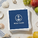Zoek naar wit anker servetten Boot
