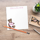 Zoek naar valentijnsdag notitieblokken Teddybeer