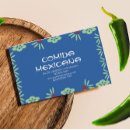 Zoek naar mexican visitekaartjes Restaurant