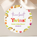 Zoek naar tweeling baby shower stickers Voor hem/haar