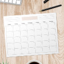 Zoek naar maandelijkse kalender posters Om lijst te doen