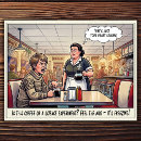 Zoek naar serveerster briefkaarten Restaurant