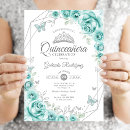 Zoek naar turquoise quinceanera uitnodigingen Voor haar