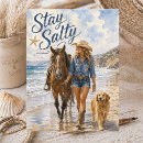 Zoek naar cowgirl briefkaarten Waterverf