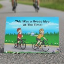 Zoek naar grappige fietsen kaarten Fietser