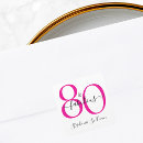 Zoek naar 80 jaar oud stickers Elegant verjaardagsfeest