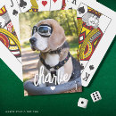 Zoek naar honden speelkaarten Typografie