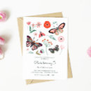 Zoek naar vlinder uitnodigingen roze