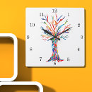 Zoek naar kleurrijke bomen kunst Grillig