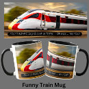 Zoek naar grappige trein mokken Voor hem