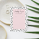 Zoek naar roze stippen visitekaartjes Elegant