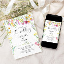 Zoek naar watercolor flowers wedding uitnodigingen Voor haar