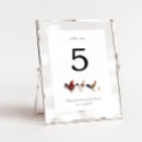 Zoek naar dieren tafelkaarten Elegant