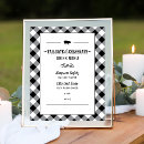 Zoek naar huwelijk menukaarten Zwart wit