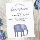 Zoek naar oerwoud baby shower briefkaarten Blauw