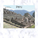 Zoek naar machu picchu briefkaarten Ruïnes