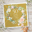 Zoek naar 50ste huwelijksverjaardag servetten Elegant