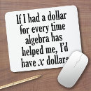 Zoek naar wiskunde grap muismatten Algebra