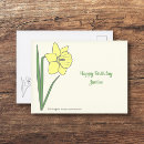Zoek naar gele narcissen briefkaarten Voor haar