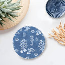 Zoek naar zeepaardje onderzetters Schelpen