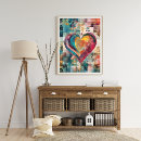 Zoek naar abstract hart posters Elk persoon
