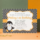 Zoek naar polkadot uitnodigingen Pinguïn