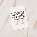 Zoek naar afscheid uitnodigingen Voor hem